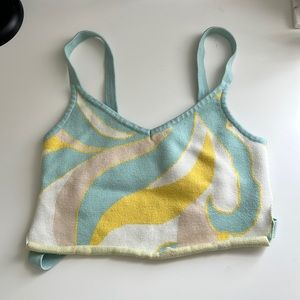 Forver 21 tie up crop top tank